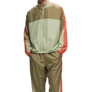 Ensemble coupe-vent respirant de haute qualité pour hommes Nouveau design Survêtements coupe-vent personnalisés grande taille pour hommes OEM - Product Image 1