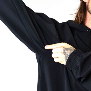 Sweat à capuche zippé en softshell pour homme de qualité supérieure, en coton mélangé, respirant et à séchage rapide, vêtements de rue, couleurs personnalisables - Product Image 5