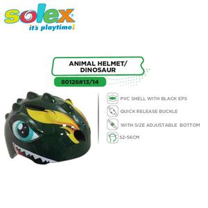 Equipo de Protección Deportivo Multiusos de Plástico, Casco de Animal/Dinosaurio, Unisex, Talla Ajustable - Product Image 2
