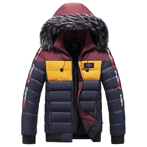Chaqueta de Invierno para Hombre de Alta Calidad, Estilo Urbano, con Capucha, Cuello Alto, Impermeable, Transpirable, Ligera, 100% Poliéster Nailon - Product Image 5