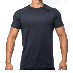 Camisetas Deportivas para Hombre de Secado Rápido, Ecológicas, Cuello Redondo, 100% Algodón, para Fisicoculturismo y Actividades al Aire Libre - Product Image 1