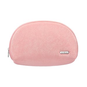 Large Capacity for PINK VELVET ZIPPER BAG Eco-Friendly Corduroy Cosmetic <b>Case</b> with Handle Cute Portable Style - Product Image 1