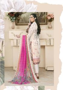 Dernières femmes pakistanais coton/pelouse Shalwar Kameez costumes robes vêtements d'été vêtements adultes numérique imprimé lin soie fêtes - Product Image 6