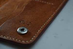 Genuine Leather Women Purse Long Zipper <b>Wallet</b> Credit <b>Card</b> <b>Holder</b> with Money Clip LWW-0093 - Product Image 2