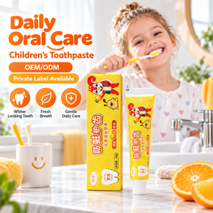 <span class=keywords><strong>Dentifrice</strong></span> pour <span class=keywords><strong>enfants</strong></span> au goût d'orange, naturel et biologique, personnalisable, best-seller, élimine les taches, blanchit les dents - Product Image 4