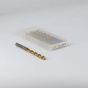 Vástago recto de taladro de acero de alta velocidad WILSON HS 7,5*69*109, M35 SUS DIN338 TiN, con diámetro de 10mm para uso en mampostería - Product Image 1