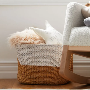 Panier de jacinthe d'eau du Vietnam-Bac de stockage et de blanchisserie tissé durable | Vente en gros et OEM disponibles directement au Vietnam - Product Image 3