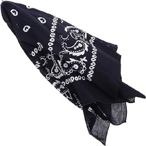 Bandanas carrés en coton, fabrication directe, couleurs personnalisées, logo imprimé, doux pour la peau, durables, toutes saisons, tendance - Product Image 1