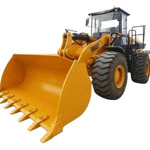 รถตักล้อยางรุ่นใหม่ 665F เครื่องยนต์ดีเซลสำหรับงานหนัก สีเหลือง อุปกรณ์เคลื่อนย้ายดิน พร้อมแรงยกสูง - Product Image 1