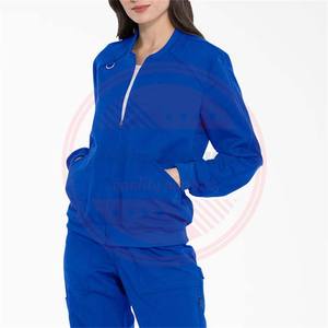 Chaqueta de fregado de hospital unisex de algodón y poliéster de alta calidad | chaqueta de fregado de hospital profesional para hombres y mujeres - Product Image 3