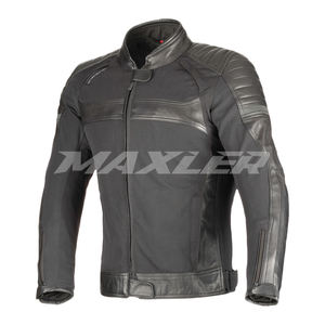 Chaqueta de Motocicleta de Cuero para Mujer |   Chaqueta Deportiva Cortavientos para Motociclistas con Certificación CE |   Chaqueta de Seguridad Resistente - Product Image 1