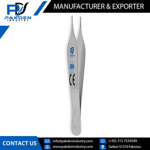 Servicio OEM personalizado Último diseño Adson Micro fórceps Fuente de alimentación manual de acero inoxidable alemán Logotipo personalizado - Product Image 3