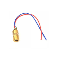 Diodes laser 5mW 650 nm Diodo RED Dot Laser Diodo Circuit 3V/5V 5mW 650nm Module Pointeur Sight Tête en cuivre