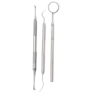 Kit d'examen dentaire Kit d'hygiène dentaire de haute précision Miroir anti-buée avec détartreurs pour instruments chirurgicaux complets - Product Image 2