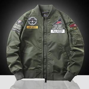 2024 automne hommes haute rue Style Baseball Bomber doudoune en gros noir rembourré moto manteau avec fermeture éclair - Product Image 6