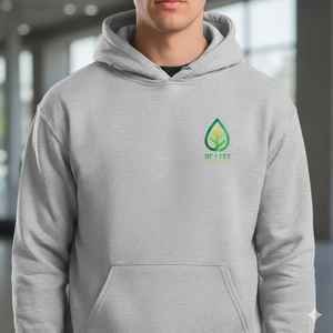 Sweat à capuche surdimensionné de haute qualité OEM avec logo brodé sur le devant et logo imprimé sur le dos, sweat à capuche en coton pour hommes, sweat à capuche surdimensionné pour l'hiver - Product Image 1