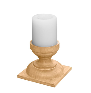 Portavelas de madera hecho a mano, precio de fábrica, portavelas de madera redondo de la mejor calidad para decoración del hogar - Product Image 2