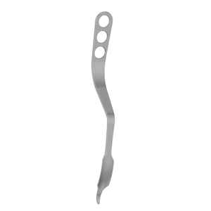 Elevador óseo quirúrgico ortopédico Caronia 11 \ "Retractor de cadera curvo con punta de 3,7mm Ancho afilado 20mm Ancho de mandíbula Acero inoxidable - Product Image 2