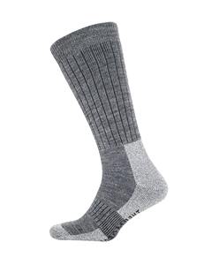 Chaussettes en laine extrêmement durables pour l'extérieur, très respirantes, naturelles, chaudes pour l'hiver, de haute qualité, GRIS - Product Image 4