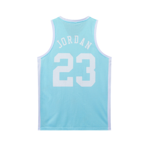 Maillot de basket-ball unisexe sur mesure grande taille respirant entraînement vêtements de sport sans manches cou pour adultes - Product Image 5