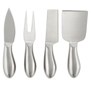 ชุดชีส4ชิ้นมีด้ามจับสแตนเลสสตีลดีไซน์โบราณจากผู้ผลิตงานฝีมือดาวอินเดีย - Product Image 5