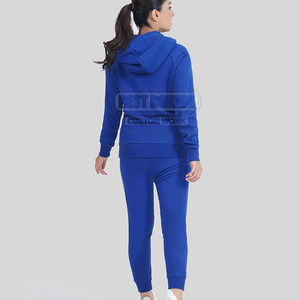 Mode tendance porter nouveau look femmes survêtements à manches longues 100% coton fait femmes survêtements - Product Image 3