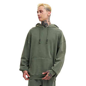 Conjunto Deportivo de Invierno para Hombre al por Mayor, Secado Rápido, Transpirable, Lavado Ácido, Chándal de Algodón para Adultos, 100% Algodón - Product Image 4
