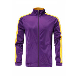 ชุดวิ่งตามสั่งชุดเสื้อกีฬาฟุตบอลระบายอากาศได้ดี100% โพลีเอสเตอร์ไนล่อนกันลมชุดวอร์มสำหรับผู้ชายบริการ OEM - Product Image 3