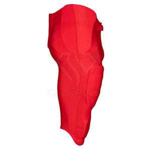 Short de football américain pour hommes, séchage rapide, coupe ajustée, vêtements de sport respirants de couleurs unies, options de taille plus - Product Image 2