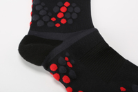 Chaussettes de course personnalisées en spandex/nylon tricotées - Respirantes, séchage rapide, antibactériennes, écologiques et absorbant la transpiration