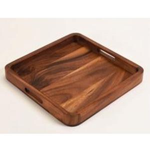 Acacia Wood Oval <b>Serving</b> Tray Handmade <b>set</b> of 2 for Home Hotel Serve Snacks Dry Fruits Festive for Thanksgiving and Gifts away - Product Image 2