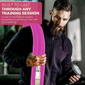Gym Weightlifting <b>Belt</b> Genuine Leather Buckle Heavy Weight Lifting <b>Belt</b> - Product Image 5