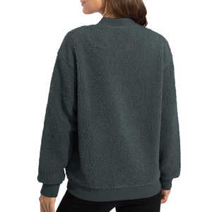 Venta al por mayor de moda de invierno Sherpa chaqueta de lana para las mujeres transpirables chaquetas de las mujeres de Pakistán - Product Image 4