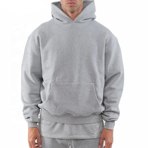 2024 Unisex Custom Oversized Heavyweight 100% Cotton Winter Zipper <b>Hoodie</b> Men's Drop Shoulder Pull with <b>Fur</b> Hood Clothing - Product Image 4