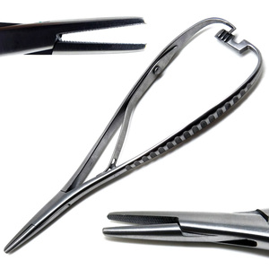 Instrumento quirúrgico de acero inoxidable para ortodoncia Dental Mathieu de 10mm, fuente de alimentación Manual de 14cm con soporte de aguja de punta estándar - Product Image 2