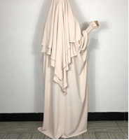 Burqa Ample et Décontractée pour Femme de Qualité Supérieure, Abaya de Dubaï de Luxe avec Hijab, Collection 2024