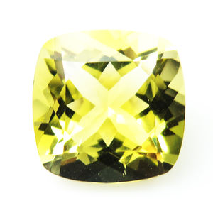 อัญมณีทรงหลวมรูปทรงเบาะที่สวยงามคุณภาพดี100% อัญมณีควอตซ์ทรงหลวมจากมะนาวธรรมชาติ - Product Image 1