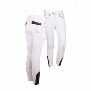 Directo India, nuevo último diseño, espinilleras para adultos, cómodos pantalones de compresión para montar a caballo, calentadores de silicona para rodilleras - Product Image 1