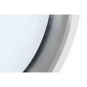 El espejo de pared Alexander Pose es un espejo de pared redondo con un espejo de diseño simple pero elegante con un reflectante circular - Product Image 3