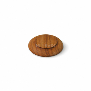 Handcrafted Natural <b>Wooden</b> Round Serving Plate <b>Kitchen</b> <b>Set</b> Lightweight for <b>Kitchen</b> Dining Table Rustic Home Decoration Bali - Product Image 3
