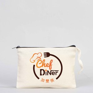 Bolsa de Algodón Resistente con Cierre, 8W X 6H, Sin Forro, Bolsa de Mano para Mujer, Bolsa de Almacenamiento para Suministros de Scrapbooking, Embalaje para Papelería - Product Image 4