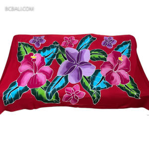 Wholesale <b>Long</b> Beach Maxi <b>Sarong</b> Cover Up Summer Collection unique hand painted rayon <b>sarongs</b> featuring exquisite floral designs - Product Image 4