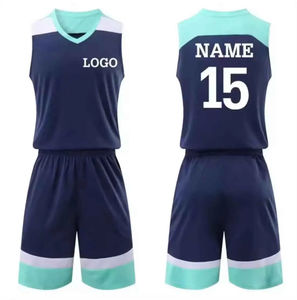 Conjuntos de Uniformes de Baloncesto Retro de Alta Calidad 2026, Estampado por Transferencia de Calor, Ribete de Punto Acanalado Personalizado, Unisex, 100% - Product Image 5