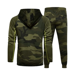 Men's Sweatsuit 2 Piece Hoodie Tracksuit Casual Camo Print Tracksuit for Men - Product Image 2