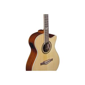 EKO GUITARS - NXT A100CE NATURAL, guitarra acústica electrificada de alta calidad, forma recortada de auditorio, sistema EKO G03, tapa de abeto - Product Image 3