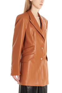 เสื้อโค้ทหนังสีน้ำตาลดีไซน์สูงสำหรับผู้หญิงเสื้อโค้ทเสื้อผ้ายอดนิยมสำหรับฤดูหนาว - Product Image 6