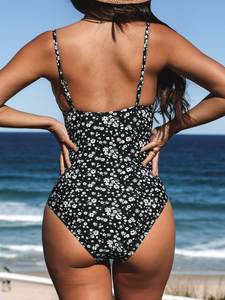 Maillot de bain une pièce personnalisable pour femme poids léger meilleurs designs vente chaude à des prix raisonnables - Product Image 3