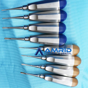 Đức chất lượng 1.5mm đến 4 mm thẳng và cong phẫu thuật nha khoa khai thác luxating thang máy nha khoa Bộ dụng cụ phẫu thuật - Product Image 3