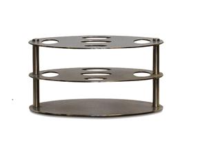 Porte-brosse à dents à aspect simple organisateur de support de brosse à dents rond porte-brosse à dents en métal pour la maison hôtel salle de bain utilisation - Product Image 3