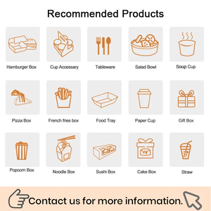 Solution <span class=keywords><strong>d</strong></span>'emballage personnalisée pour la restauration rapide |   Sacs en papier kraft, boîtes à hamburgers et gobelets à frites avec impression de logo HONPAK - Product Image 3